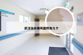 武汉治白癜风医院有几个